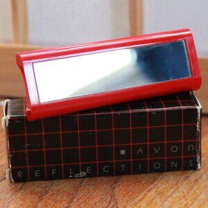 Vintage Avon 1987 "Reflections" Mirrored Lipstick Case